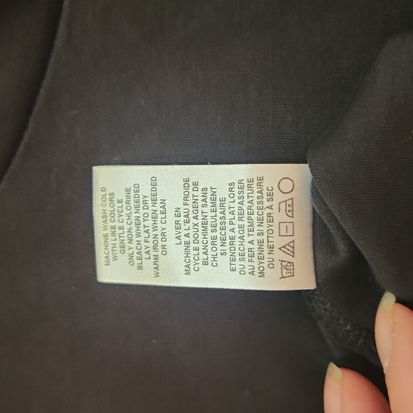 Raffi twisted collar black tank top - Picture 7 of 8